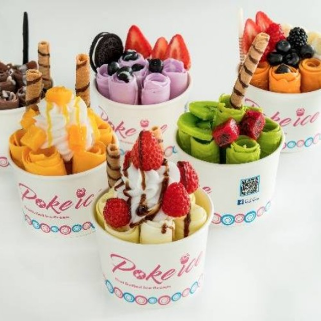 Thai Rolled Ice Cream.