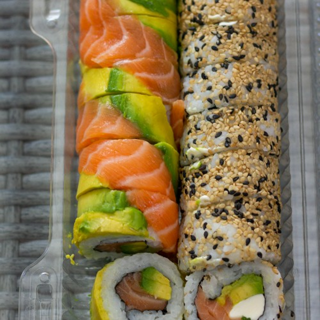Salmon Avocado Roll.