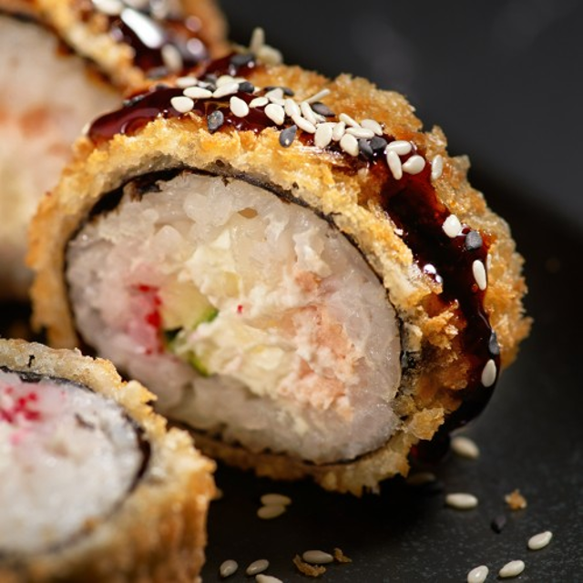 Spicy Crabmeat Roll.